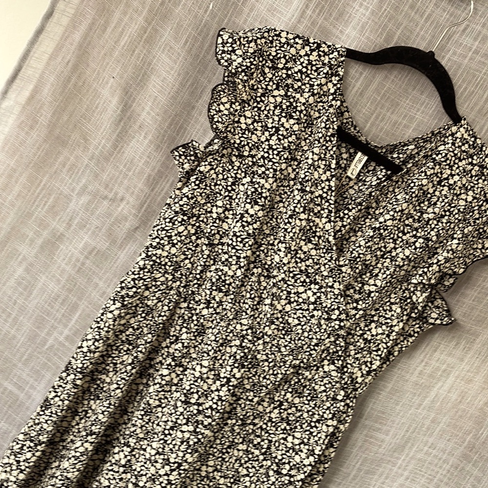 Black & white High Low dress